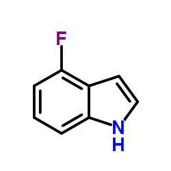 4-氟吲哚结构式