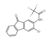 N-(3-bromo-9-oxo-fluoren-2-yl)-2,2,2-trifluoro-acetamide Structure