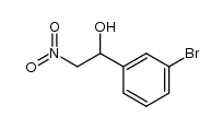 1-(3-bromophenyl)-2-nitroethanol结构式