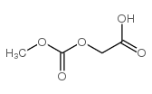 2-methoxycarbonyloxyacetic acid Structure