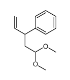 5,5-dimethoxypent-1-en-3-ylbenzene Structure