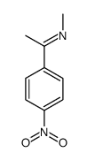 N-methyl-1-(4-nitrophenyl)ethanimine结构式