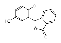 3-(2,5-dihydroxyphenyl)-3H-2-benzofuran-1-one结构式