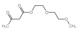 2-(2-methoxyethoxy)ethyl 3-oxobutanoate Structure