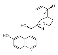 (8α,9R)-奎宁-6',9-二醇结构式