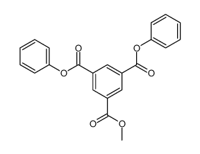 5-O-methyl 1-O,3-O-diphenyl benzene-1,3,5-tricarboxylate Structure
