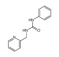 N-phenyl-N′-(pyridin-2-ylmethyl) urea Structure