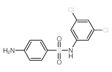 4-氨基-n-(3,5-二氯苯基)苯磺酰胺结构式