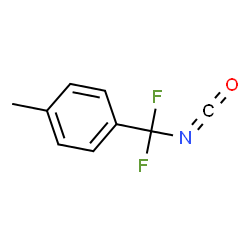 Difluoro(4-methylphenyl)methyl isocyanate Structure
