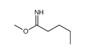 methyl pentanimidate Structure