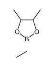 2-ethyl-4,5-dimethyl-1,3,2-dioxaborolane结构式