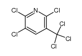 2,3,6-trichloro-5-(trichloromethyl)pyridine Structure