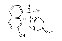 (3Z,8α,9R)-3,10-Didehydro-10,11-dihydrocinchonan-6',9-diol结构式