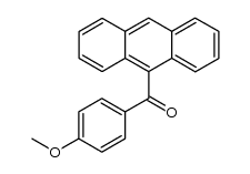 9-(p-Methoxybenzoyl)-anthracen Structure