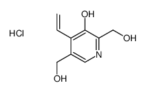 4-ethenyl-2,5-bis(hydroxymethyl)pyridin-3-ol,hydrochloride结构式