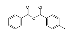 α-Chlor-p-methylbenzylbenzoat结构式