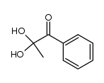 2,2-dihydroxy-1-phenylpropan-1-one结构式