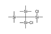 [bis[chloro(dimethyl)silyl]-trimethylsilylmethyl]-trimethylsilane结构式