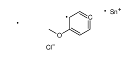 chloro-(4-methoxyphenyl)-dimethylstannane结构式