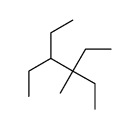 3,4-diethyl-3-methylhexane Structure