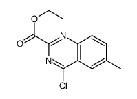 4-氯-6-甲基-2-喹唑啉羧酸乙酯结构式