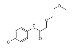 N-(4-chlorophenyl)-2-(2-methoxyethoxy)acetamide结构式