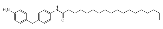 N-[4-[(4-aminophenyl)methyl]phenyl]octadecanamide Structure