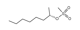 (S)-2-[(Methanesulfonyl)oxy]octane结构式