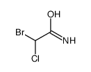 Bromochloroacetamide Structure