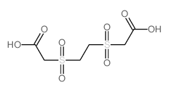 2-[2-(carboxymethylsulfonyl)ethylsulfonyl]acetic acid结构式