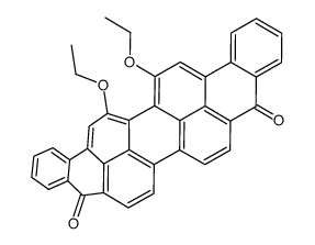 16,17-diethoxyviolanthrene-5,10-dione structure