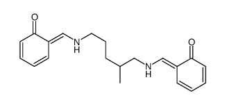 2,2'-[(2-methylpentane-1,5-diyl)bis(nitrilomethylidyne)]bisphenol结构式