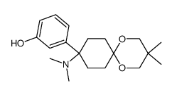 4-(m-hydroxyphenyl)-4-dimethylaminocyclohexanone (2,2-dimethyltrimethylene) ketal Structure