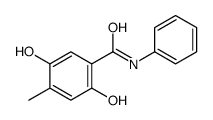 2,5-dihydroxy-4-methyl-N-phenylbenzamide Structure