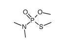 N,N-dimethyl O,S-dimethyl phosphoramidothioate结构式