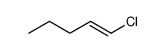 trans-1-chloropent-1-ene结构式