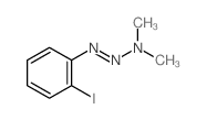 N-(2-iodophenyl)diazenyl-N-methyl-methanamine结构式