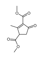 dimethyl 2-methyl-5-oxocyclopentene-1,3-dicarboxylate Structure