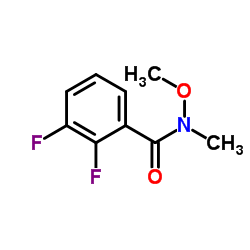 2,3-Difluoro-N-methoxy-N-methylbenzamide结构式