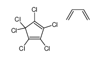 buta-1,3-diene,1,2,3,4,5,5-hexachlorocyclopenta-1,3-diene结构式