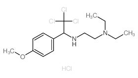 N,N-diethyl-N-[2,2,2-trichloro-1-(4-methoxyphenyl)ethyl]ethane-1,2-diamine结构式