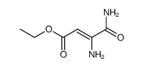 3-amino-3-carbamoyl-acrylic acid ethyl ester Structure