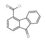 9-oxofluorene-4-carbonyl chloride Structure