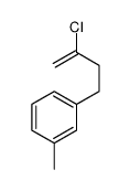 2-Chloro-4-(3-methylphenyl)but-1-ene结构式