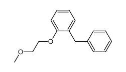 2-methoxyethoxyphenyl phenyl methane Structure
