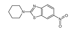 6-nitro-2-piperidin-1-yl-1,3-benzothiazole Structure