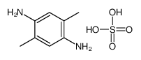 2,5-dimethylbenzene-1,4-diamine,sulfuric acid Structure