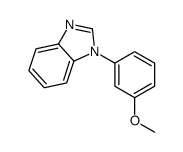 1-(3-甲氧基苯基)-1H-苯并咪唑结构式