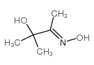 3-羟基-3-甲基-2-丁酮肟结构式