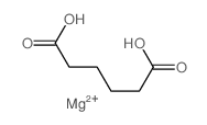 Adipic acid, magnesium salt (1:1) Structure